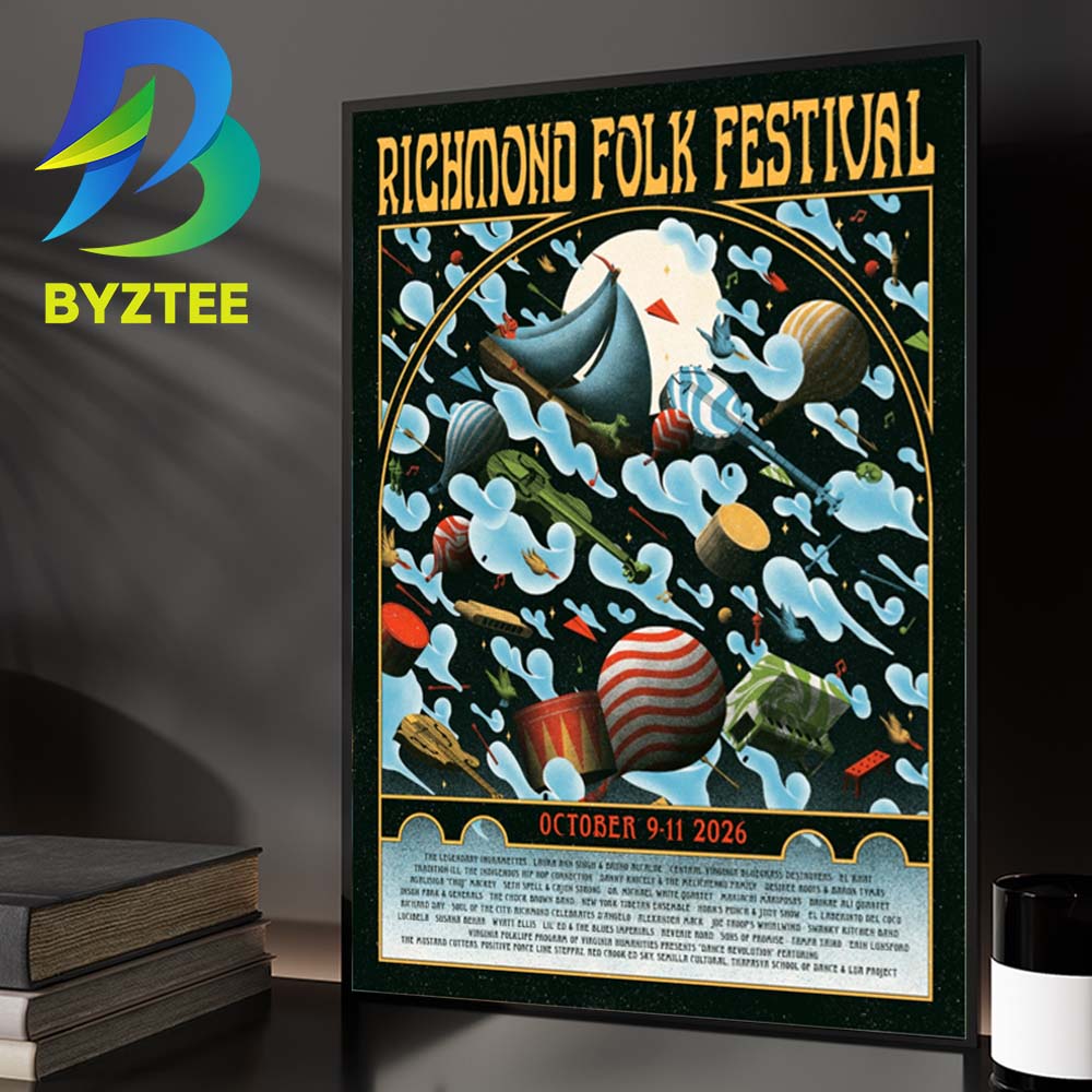 Richmond Folk Festival Richmond VA Event Poster At Brown’s Island In Richmond VA Lineup October 9 11 2026 Home Decor Poster Canvas Richmond Folk Festival Richmond VA Event Poster At Brown’s Island In Richmond VA Lineup October 9 11 2026 Home Decor Poster Canvas
