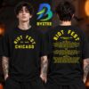 Riot Fest Collection Merch Chicago IL 2026 Heart Lineup On September 18 20 2026 Two Sided Unisex T Shirt