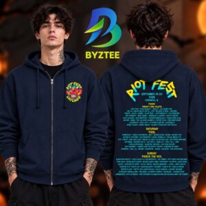Riot Fest Collection Merch Chicago IL 2026 Devil Lineup On September 18 20 2026 Zip Hoodie