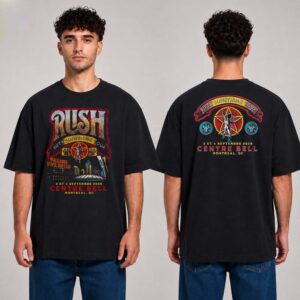 Rush Fifty Something Tour Farine Five Roses Centre Bell Montreal Qc 2 ET 4 September 2026 Two Sided Unisex T Shirt
