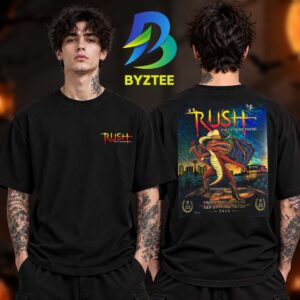 Rush Fifty Something Tour San Antonio Texas Event Tee At Frost Bank Center In San Antonio Texas On September 23 25 2026 Two Sided Unisex T Shirt