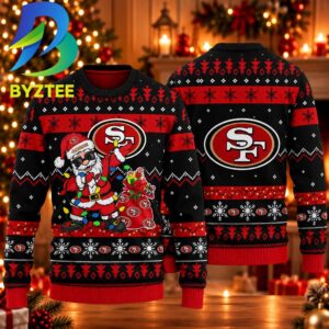 San Francisco 49ers Santa Claus Best Gift For Christmas Best Gift For Fan Ugly Christmas Sweater