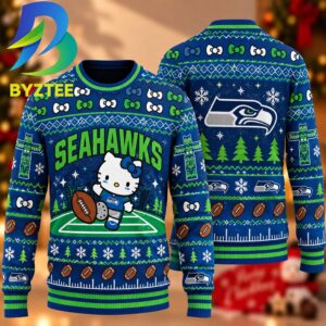Seattle Seahawks Hello Kitty 2026 Best Gift For Fan Ugly Christmas Sweater