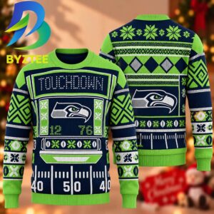 Seattle Seahawks Lite Up NFL 2026 Best Gift For Fan Ugly Christmas Sweater