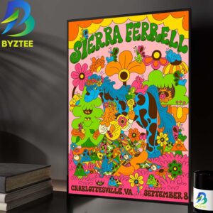 Sierra Ferrell Charlottesville VA Event Poster Limited Edition On September 8 2026 Home Decor Poster Canvas