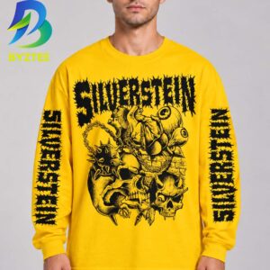Silverstein Merch Camp Screamo Tour 2026 Skull And Eyeball Unisex Longsleeve Shirt