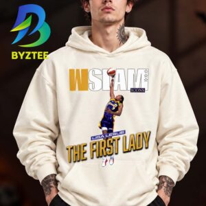 SlamU x Los Angeles Sparks Lisa Leslie The First Lady Court Origins Cover Cream Hoodie