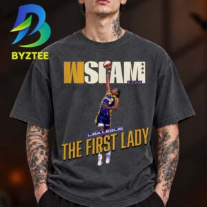 SlamU x Los Angeles Sparks Lisa Leslie The First Lady Court Origins Cover Unisex T Shirt