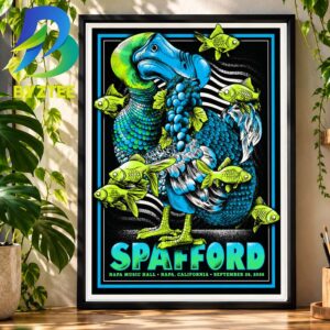 Spafford Napa CA Event Poster At Napa Music Hall In Napa CA On September 26 2026 Home Decor Poster Canvas