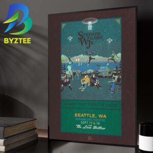 Stephen Wilson Jr Seattle WA Event Poster At Paramount Theatre In Seattle WA On September 17 18 2026 Home Decor Poster Canvas