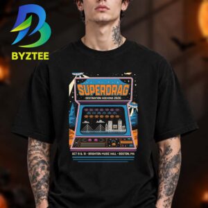 Superdrag Boston MA Event Poster At Brighton Music Hall In Boston MA On October 9 10 2026 Unisex T Shirt