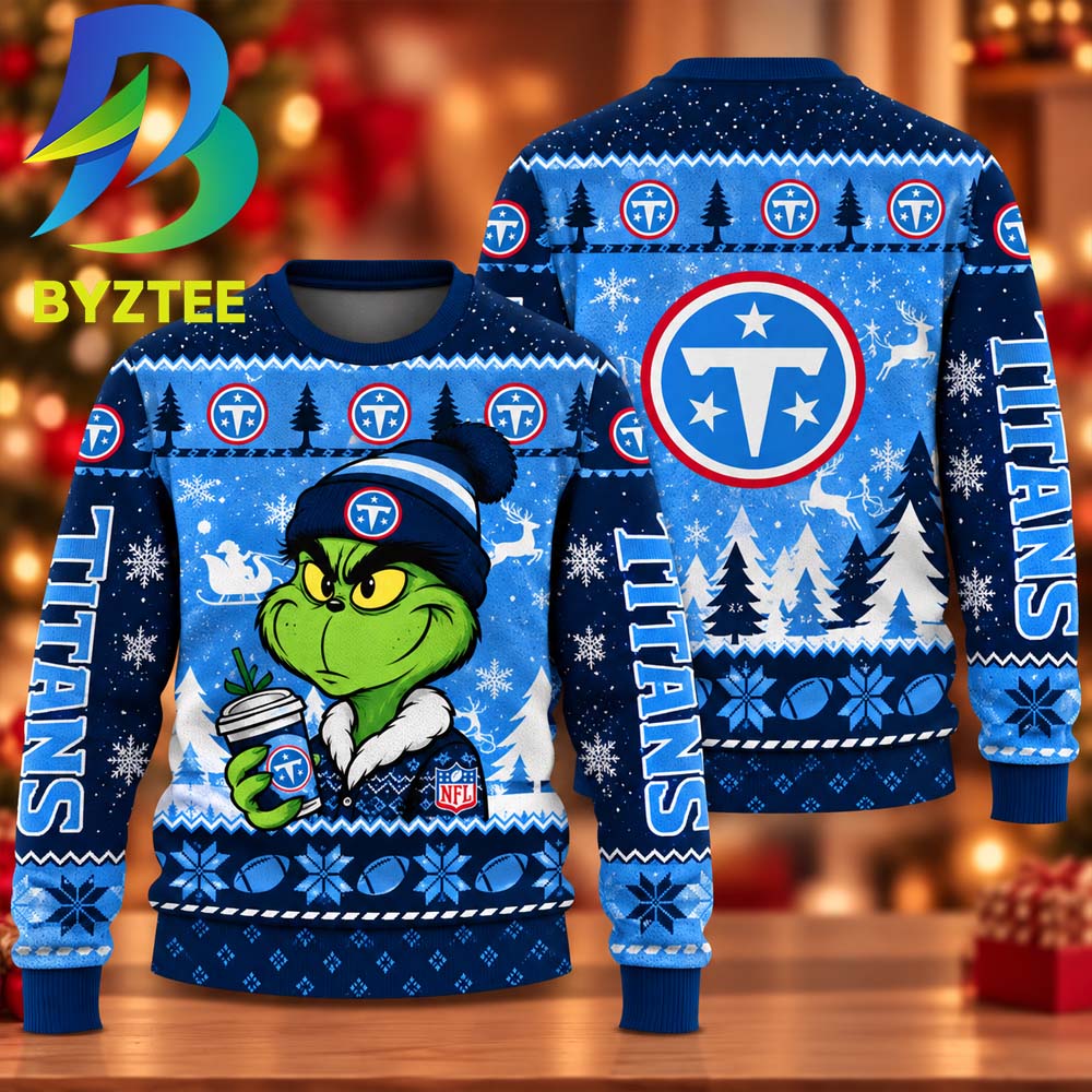 Tennessee Titans Grinch Stolen Gift For Christmas Best Gift For Families 2026 Ugly Christmas Sweater Tennessee Titans Grinch Stolen Gift For Christmas Best Gift For Families 2026 Ugly Christmas Sweater