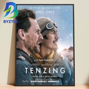 Tenzing Official Starring Starring Genden Phuntsok Tom Hiddleston & Willem Dafoe Home Decor Poster Canvas