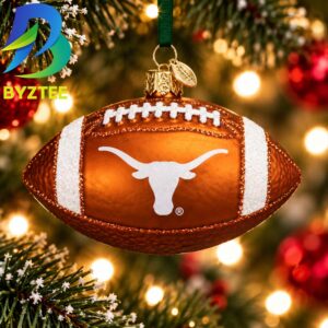 Texas Football NCAA Gifts For Fan Christmas Tree Decorations Ornament