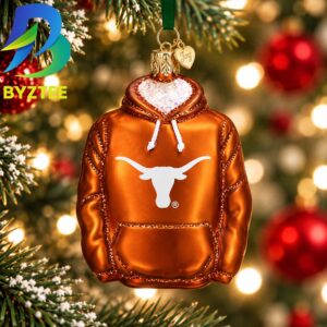 Texas Hoodie NCAA Gifts For Fan Christmas Tree Decorations Ornament