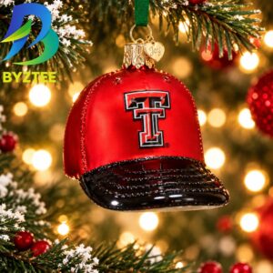 Texas Tech Baseball Cap NCAA Gifts For Fan Christmas Tree Decorations Ornament