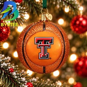 Texas Tech Basketball Cap NCAA Gifts For Fan Christmas Tree Decorations Ornament