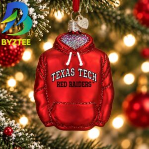 Texas Tech Hoodie NCAA Gifts For Fan Christmas Tree Decorations Ornament