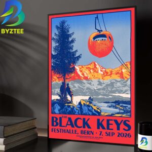 The Black Keys Festhalle Bern Event Poster At Bern In Switzerland September 7 2026 Home Decor Poster Canvas