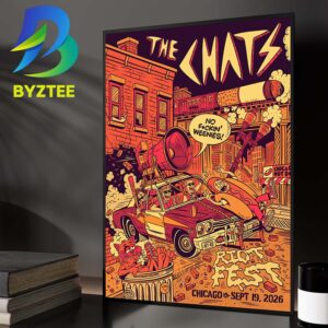The Chats Chicago IL At Riot Fest In Chicago IL On September 19 2026 Home Decor Poster Canvas