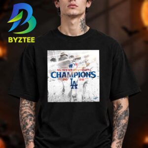 The Los Angeles Dodgers Are 2026 NL West Champs Unisex T Shirt