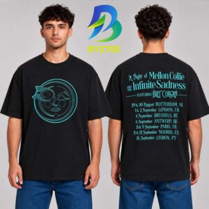 The Smashing Pumpkins A Night Of Mellon Collie And The Infinite Sadness Featuring Billy Corgan 2026 Two Sided Unisex T Shirt
