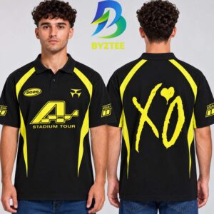 The Weeknd XO Logo After Hours Til Dawn Tour Stadium Tour 2026 Polo Shirt