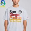 Tom DeLonge x San Diego Padres x To The Stars Collaboration Merch SD Asterisk Two Sided Unisex T Shirt