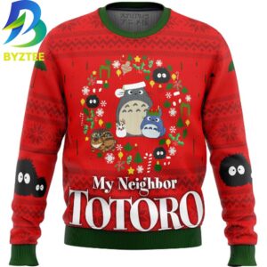 Totoro Best Neighbor Ugly Christmas Sweater