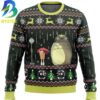 Totoro Studio Ghibli Rain Ugly Christmas Sweater