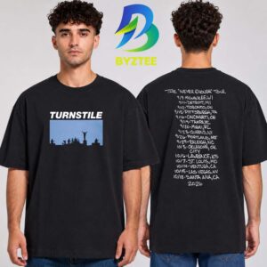 Turnstile Merch Never Enough Tour Dates 2026 Two Sided Unisex T Shirt