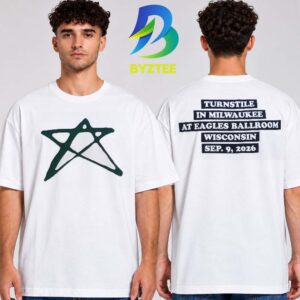 Turnstile Milwaukee Exclusive Event Tee At Eagles Ballroom Wisconsin In Milwaukee On September 9 2026 Two Sided Unisex T Shirt