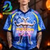 Carnival X Tekken Devil Kazuya Neon Vneck Polo Jersey