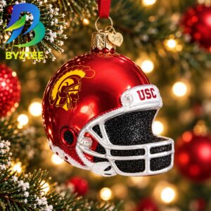 USC Football Helmet NCAA Gifts For Fan Christmas Tree Decorations Ornament
