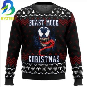 Venom Beast Mode Ugly Christmas Sweater