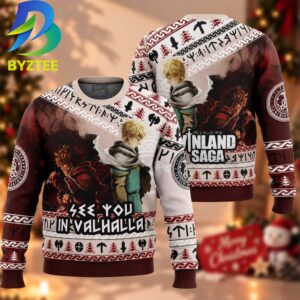 Vinland Saga See You In Valhalla Ugly Christmas Sweater