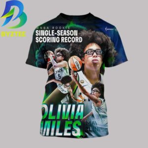 WNBA Rookie Season 30 Olivia Miles The Most Points Scored 2026 All Over Print Shirt