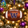 Washington Helmet NCAA Gifts For Fan Christmas Tree Decorations Ornament