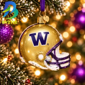 Washington Helmet NCAA Gifts For Fan Christmas Tree Decorations Ornament