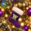Washington Stocking NCAA Gifts For Fan Christmas Tree Decorations Ornament