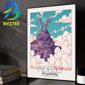 Weezer West Valley City Event Poster At Maverik Center In West Valley City On September 15 2026 Home Decor Poster Canvas