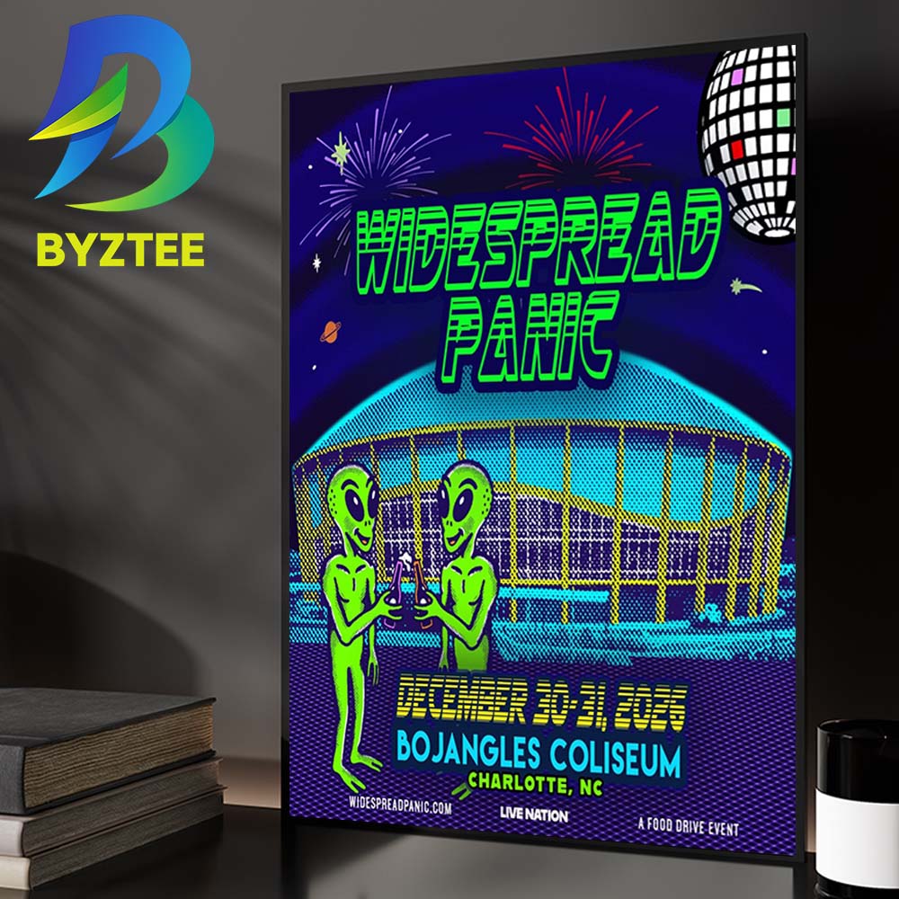 Widespread Panic Charlotte NC Event Poster At Bojangles Coliseum In Charlotte NC On December 30 31 2026 Home Decor Poster Canvas Widespread Panic Charlotte NC Event Poster At Bojangles Coliseum In Charlotte NC On December 30 31 2026 Home Decor Poster Canvas