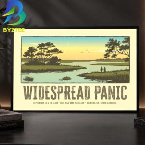 Widespread Panic Wilmington NC At Oak Bank Pavilion In Wilmington North Carolina On September 18 19 2026 Home Decor Poster Canvas
