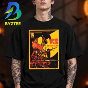 Wu Tang Clan Virginia Beach VA Event Poster At Veterans United Home Loans Amphitheater In Virginia Beach VA On September 16 2026 Unisex T Shirt