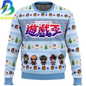Yugioh Characters Sprites Ugly Christmas Sweater