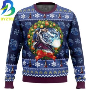 Yugioh Kaiba Blue Eyes White Dragon Ugly Christmas Sweater