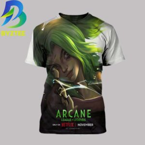 Zeri Arcane League Of Legends Art By Nikkotari All Over Print Shirt
