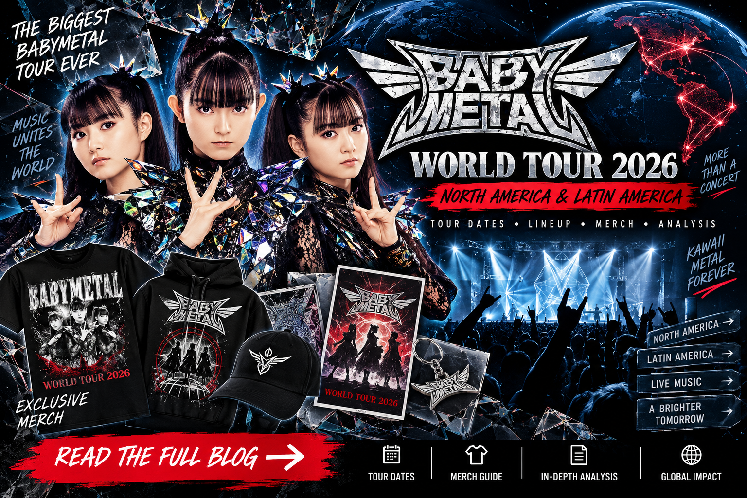 BABYMETAL World Tour 2026: North America & Latin America Tour