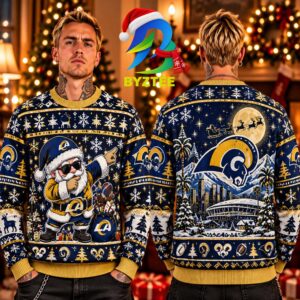 NFL Los Angeles Rams Santa Claus Best Gift For Christmas For Fan Ugly Christmas Sweater