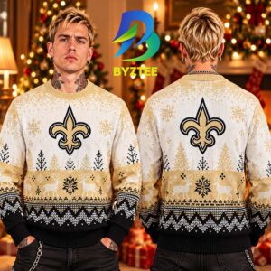 New Orleans Saints XMAS Knit Pullover Gift For Fan Ugly Christmas Sweater